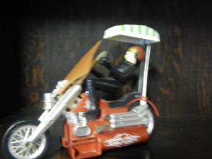lot 2927 image: Easy Rider Motorcycle Figure .