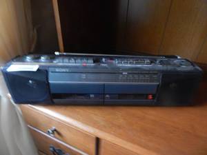 lot 2959 image: Sony AM FM Dual Cassette Recorder