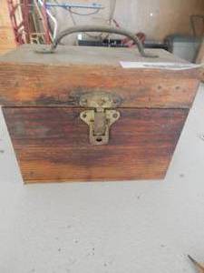 lot 2679 image: Old Wooden Box