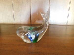 lot 2937 image: Glass hand blown fish