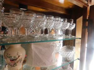 lot 2765 image: Fostoria Wine Glasses (7)