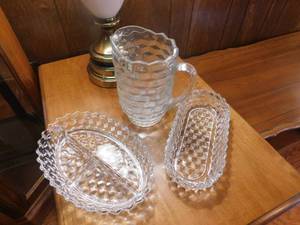 lot 2774 image: Fostoria Glass Serving Items (3)