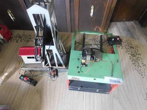 lot 2714 image: Metal Toy Crane System.