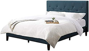 lot 10411 image: Queen size bed frame