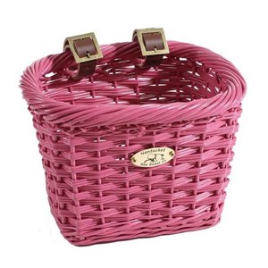 lot 20003 image: Gull Rectangular Childs Bicycle Basket in Pink