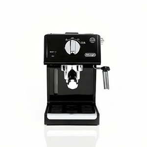 lot 20005 image: De Longhi ECP3120 15 Bar Espresso Machine with Advanced Cappuccino System 9.6 x 7.2 x 11.9 Inches BlackStainless Steel