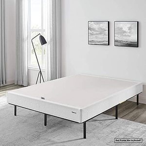 lot 20028 image: Smart Box Spring Bed Base, 5-Inch Mattress Foundation - Full Size, Tool-Free Easy Assembly