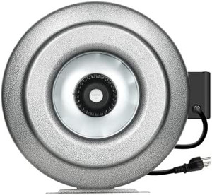 lot 20049 image: iPower 12 Inch 1060 CFM Inline Duct Ventilation Fan HVAC Exhaust Blower for Grow Tent, Grounded Power Cord