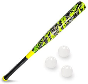 lot 20052 image: Ortiz34 Graffiti Plastic Bat & Ball Homerun Set- David Ortiz Backyard Baseball Set for Youth, Kids, Teenagers, Adults