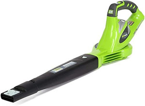 lot 20065 image: Greenworks 40V (150 MPH  135 CFM) Cordless Blower, Tool Only