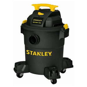 lot 30324 image: STANLEY 6 Gallon 4 Peak HP Poly Wet Dry Vacuum SL18116P