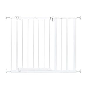 lot 40817 image: Summer Everywhere Extra Wide Walk-Thru Safety Gate Safety Baby Gate, Fits Openings 28.75-39.75 Wide, Metal, for Doorways & Stairways, 30 Tall, White, One Size