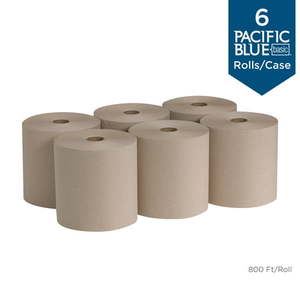lot 40830 image: Georgia-Pacific Hardwound Paper Towel Roll 26301 800 feet per Roll 6 Rolls per Case