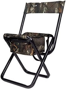 lot 40846 image: Allen Company Camo Folding Hunting Stool with Storage Pouch- Next G2 Camo - 12L x 14.5W x 17H inches