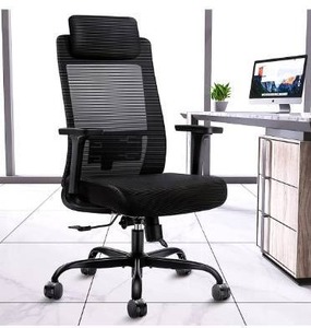 lot 6074 image: DAVEJONES Ergonomic Office Chair - Computer Desk Chairs High Back with Lumbar Support, 3D Adjustable Arms