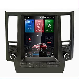 lot 6092 image: Car Stereo Tesla Style for Infiniti FX35 FX45 2003 2004 2005 2006, Android 11 Radio with Wireless Carplay Android Auto 9.7 Inch IPS Screen Bluetooth, Car Radio Support SWC DSP RDS 4G WiFi