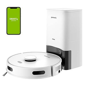 lot 6093 image: Greenworks Robot Vacuum GRV-3011, Intelligent LDS Laser Navigation, Automatic Path Planning2000Pa Powerful SuctionAuto Dust Collection, for Pet Hair, Hard Floor, Carpet