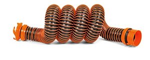 lot 6114 image: Camco RhinoEXTREME 10 Sewer Hose Extension Kit with Swivel Fitting Extend Your Sewer Hose to Fit Your Needs  Crush Resistant (39854), Black