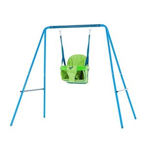 lot 6117 image: TP Toys Small to Tall Adjustable 2 in 1 Metal Swing Set