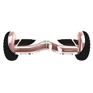 lot 6118 image: Hover-1 Titan Electric Hoverboard  8MPH Top Speed, 8 Mile Range, 3.5HR Full-Charge, Built-In Bluetooth Speaker, Rider Modes Beginner to Expert, Rose Gold Retail$192.99