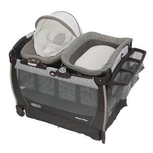 lot 6157 image: Graco Pack n Play Playard Snuggle Suite LX - Abbington