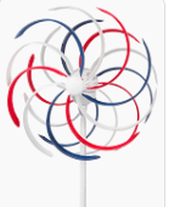 lot 6078 image: Kinetic Outdoor Wind Spinner