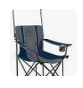 lot 6197 image: Fair Wind Oversized camping chair Blue Grey