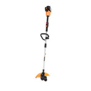 lot 64982 image: Worx 40 V Straight Shaft String Trimmer