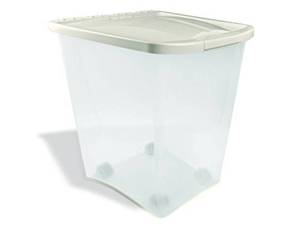 lot 6215 image: Van Ness 50-Pound Food Container with Fresh-Tite Seal and Wheels