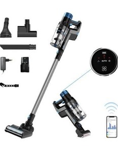 lot 6221 image: Proscenic P11 Smart Cordless Vacuum Cleaner, Up to 60mins Runtime, Handheld Vacuum with 30KPA Strong Suction Power, Smart App Integration, Detachable Battery, for Home, Carpet, Hard Floor, Pet Hair