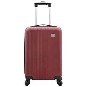 lot 6224 image: Travelers Club Samantha 20 in. Hardside Carry-On LuggageSuitcase with Spinners, Rhubarb