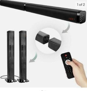 lot 6225 image: 2 In 1 TV Soundbar Speaker bks-60