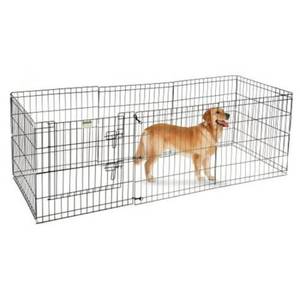 lot 6299 image: Playpen for Dogs with Panels in Black (24 in. L x 3 in. W x 24 in. H (19 lbs.)