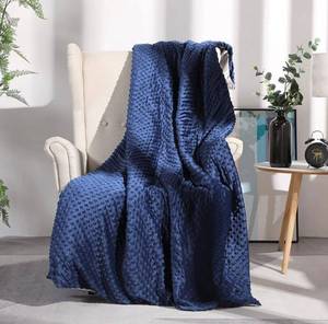 lot 4182 image: S agino Weighted Blanket & Removable Cover (15lbs, 60��x 80��)- 100% Oeko-Tex Certified Cotton Outer Layer & Premium Glass Beads, Including Weighted Eye Mask for Individual Use (140lb)