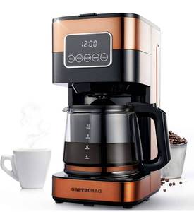 lot 4188 image: gastrorag 10 cup drip coffee maker red