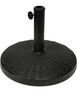 lot 4205 image: Blissun 22 lbs Heavy Duty Patio Market Umbrella Base Stand (16.5)