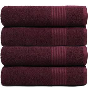 lot 4215 image: TRIDENT TRISAFE Bath Towels, Super Soft, Highly Absorbent, Quick-Dry, Easy Care, 4 Piece Bath Towel, Fig San