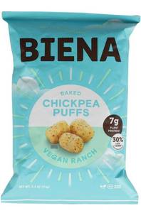lot 4223 image: Biena LLC - Puffs.Chick Peas Ranch - Case of 6-3.2 Oz