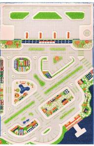 lot 4233 image: IVI Luca Mini City 3D Rug 39�� x 59�� colors may vary