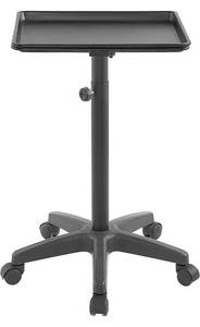 lot 4241 image: Metal Salon Tray for Tattoo on Wheels,Rolling Trolley Cart Hair Styling Station Equipment (Black)