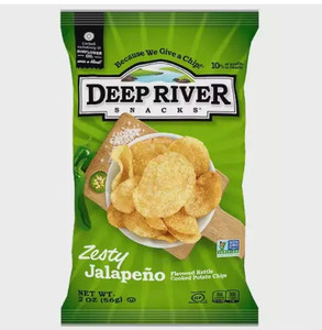lot 4272 image: Zesty Jalapeno Kettle Chips, 2oz, 24 Ct