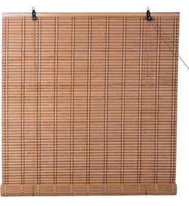 lot 4281 image: Global Bamboo Roll Up Window Blind Sun Shade