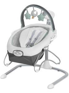 lot 4285 image: Retails for $149.99 Graco Soothe n Sway LX Baby Swing with Portable Bouncer, Derby