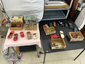 lot 3764 image: corvette model lot. several cars and tons of parts