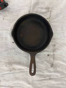 lot 3854 image: 6 12 inch cast iron skillet