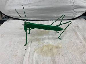 lot 3879 image: hand made grasshopper