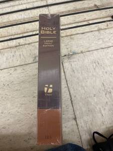 lot 3897 image: factory sealed large print holy bible