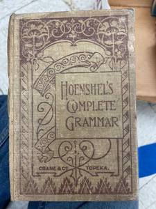 lot 3902 image: 1895 hoeshells complete grammar
