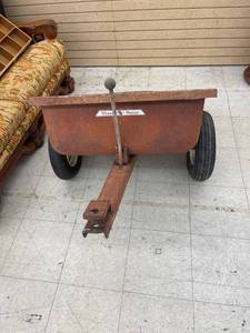 lot 3915 image: wheel horse lawn mower trailer