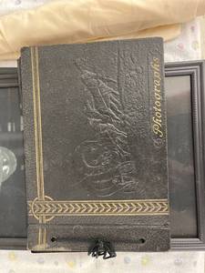 lot 3945 image: vintage photograph book with blackwhite photos